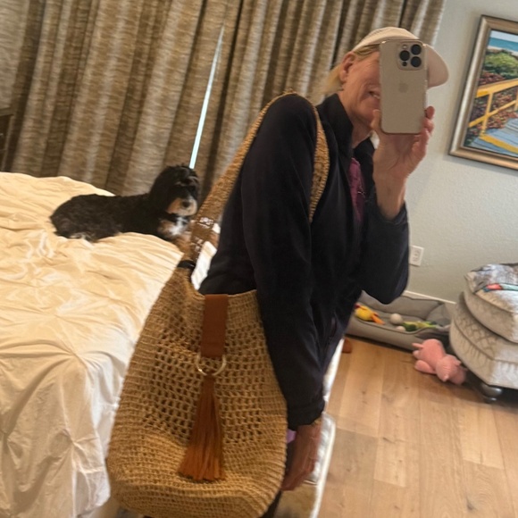 Laggo Raffia Shoulder Bag - Picture 10 of 12